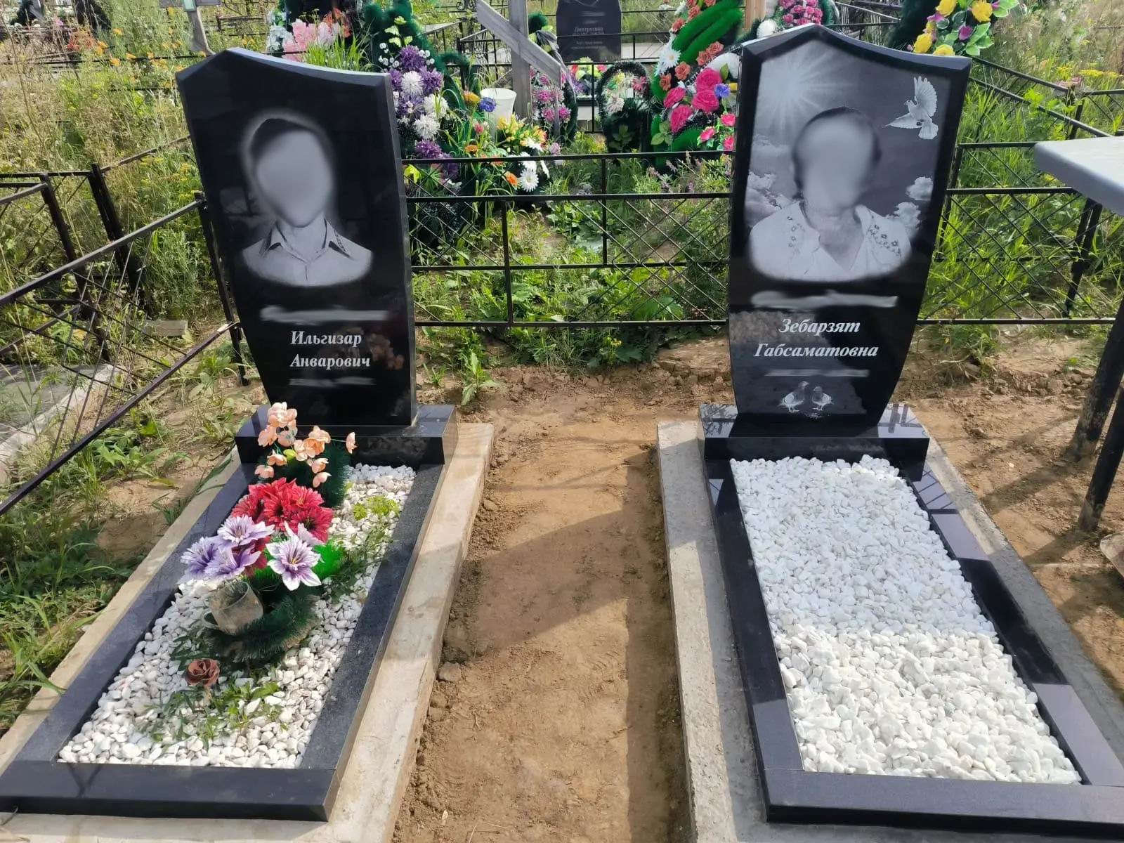 Гравировка портрета на камне